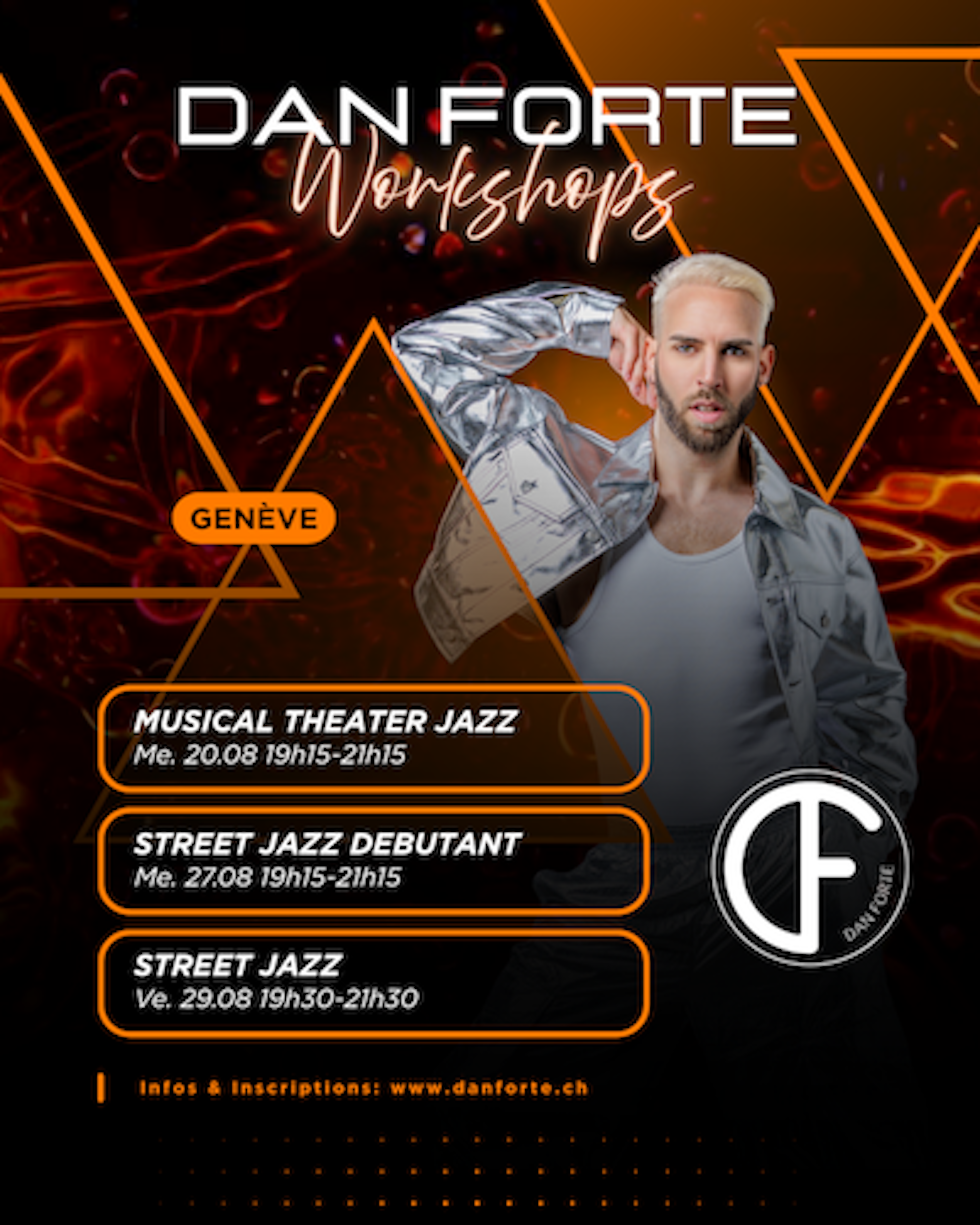 Flyer Workshops avec Dan Forte
